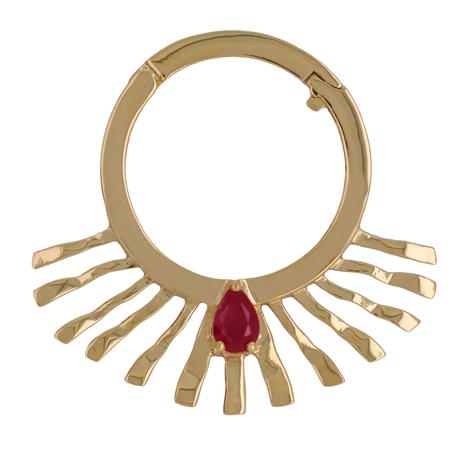 Marcador de Taça Ouro Amarelo 18k com Rubis
